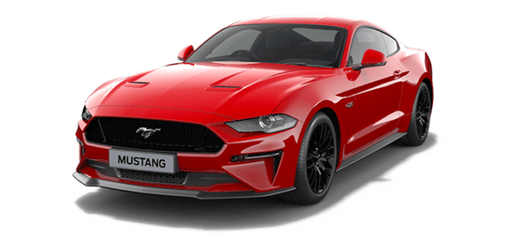 Ford Mustang Coupé Mietwagen Animation