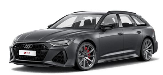 Audi RS6 grau Mietwagen Animation